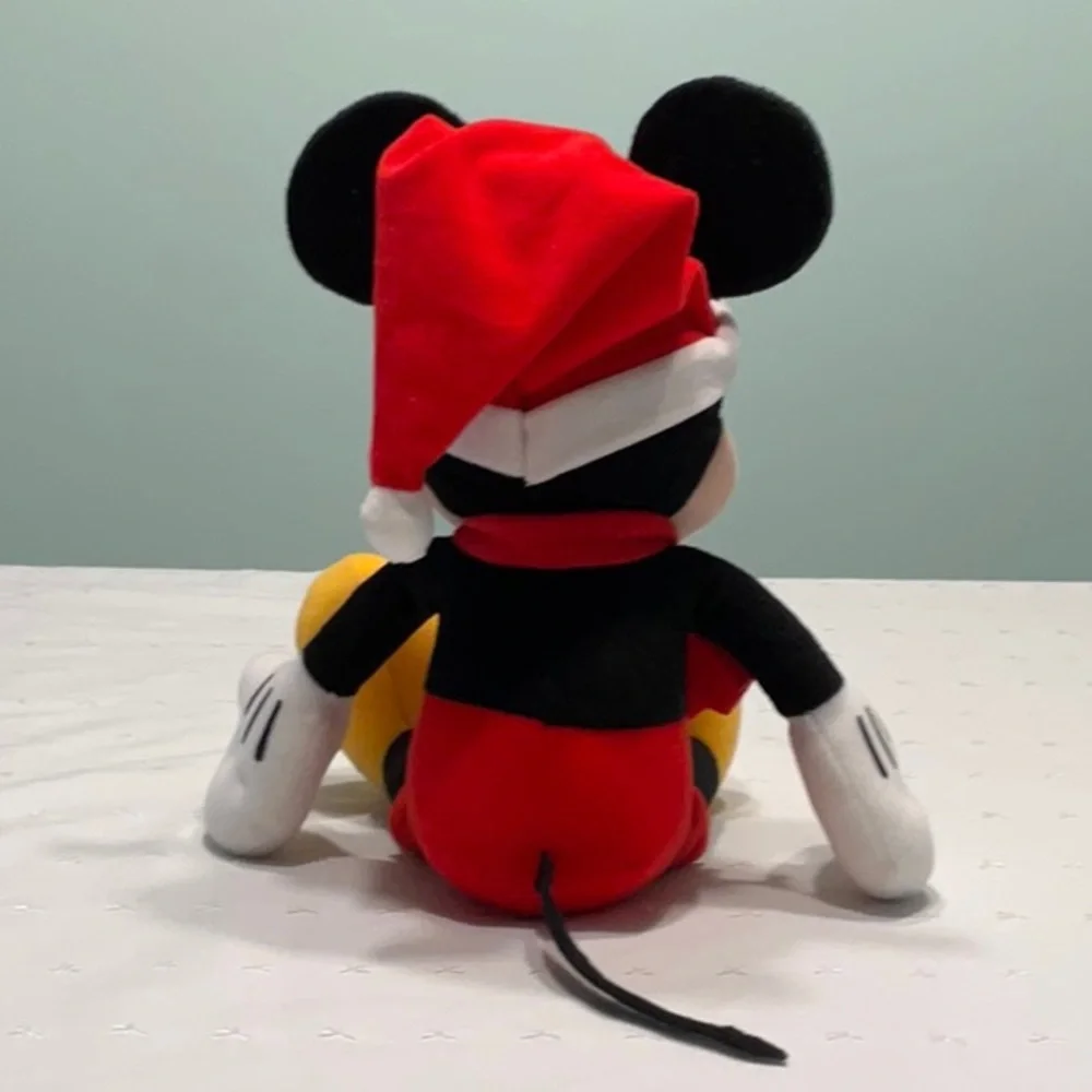 Mickey Mouse Santa Hat Plush Doll - Picture 4 of 7
